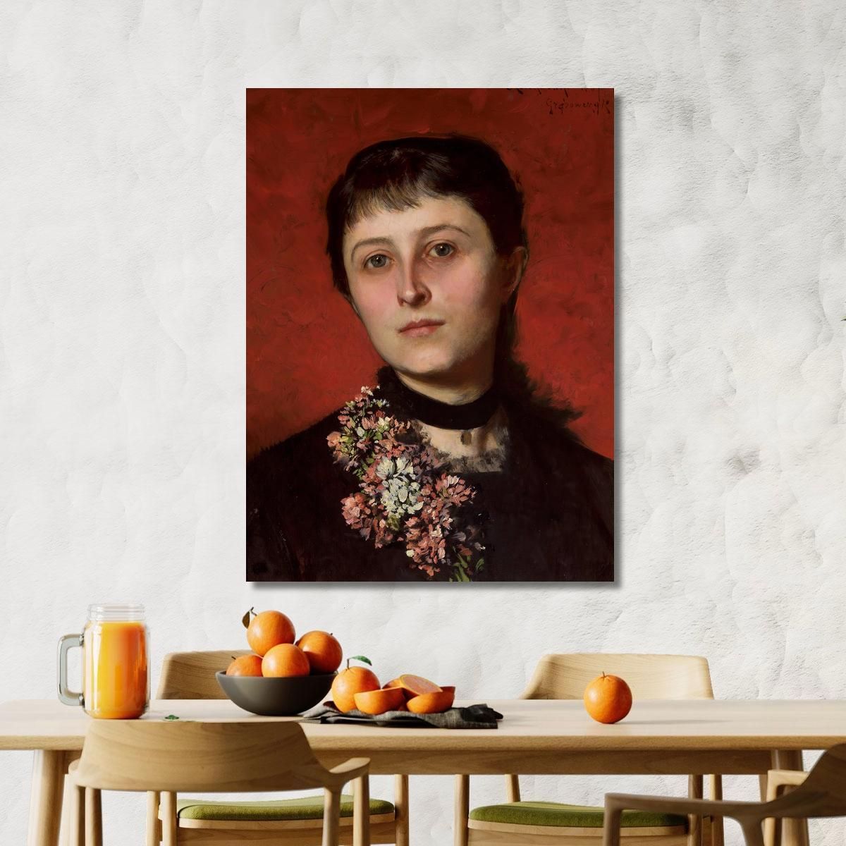 Portrait Of Maria Godlewska Née Popiel Władysław Czachórski wcz11 canvas print 