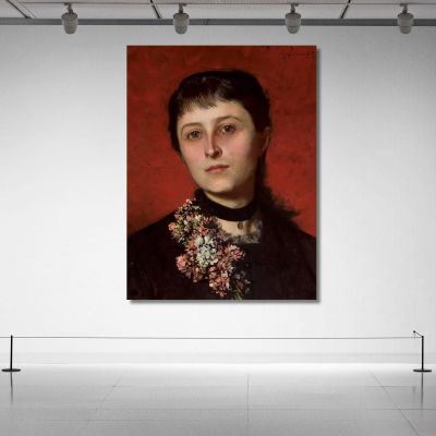 Portrait Of Maria Godlewska Née Popiel Władysław Czachórski wcz11 canvas print 