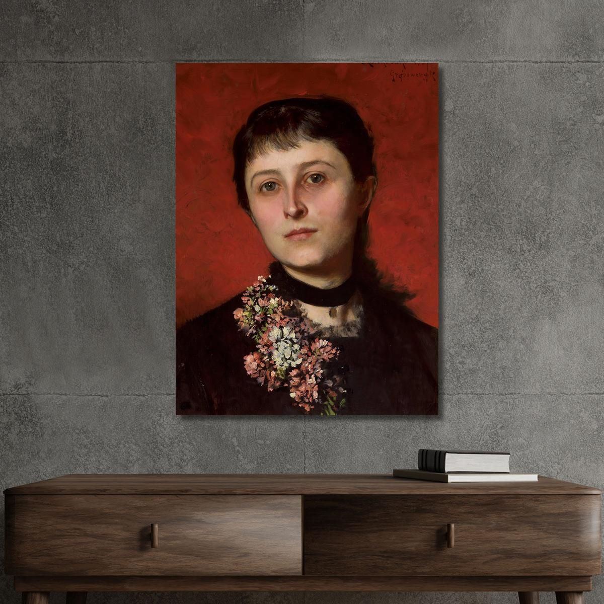 Portrait Of Maria Godlewska Née Popiel Władysław Czachórski wcz11 canvas print 