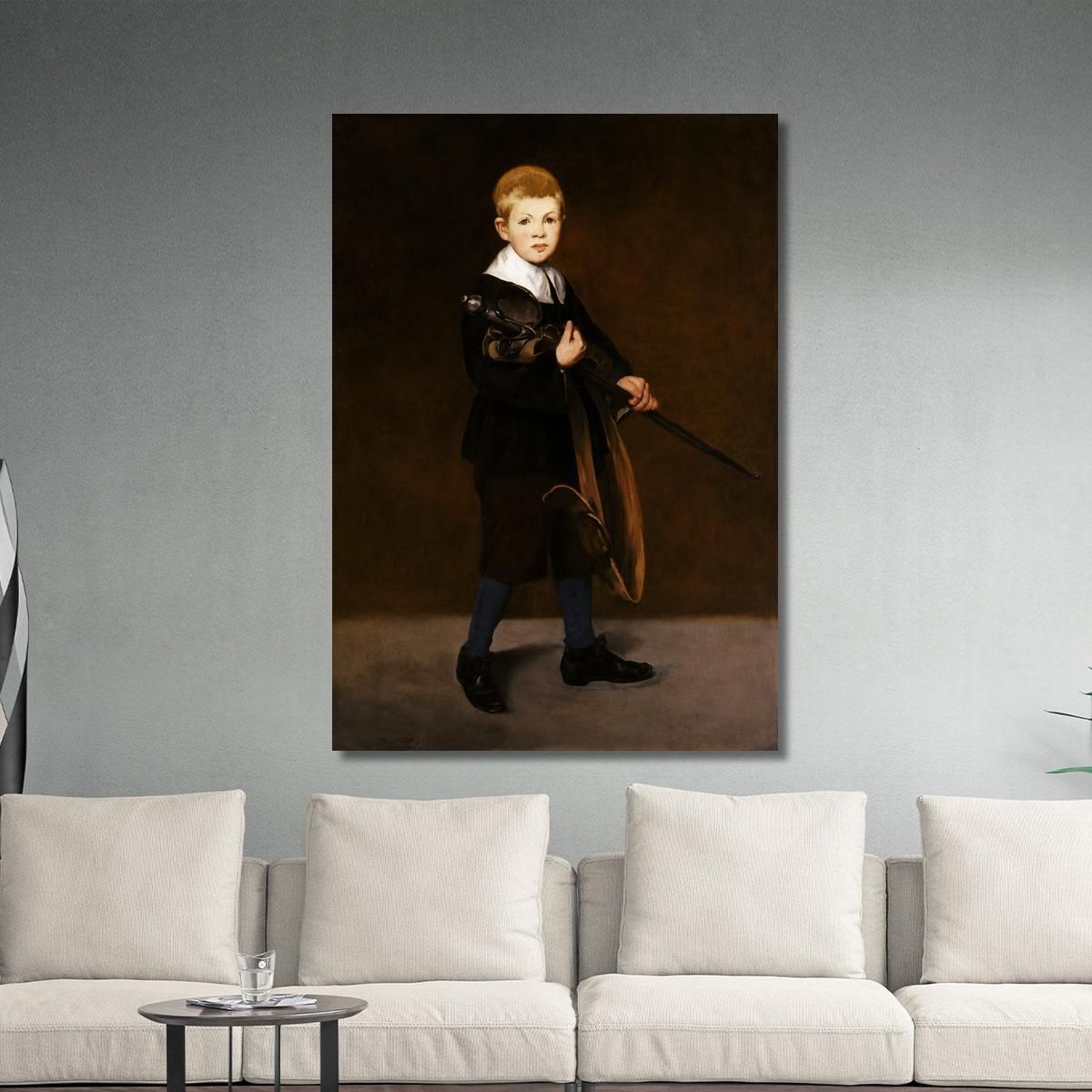 Boy Carrying A Sword Édouard Manet emt19 canvas print 