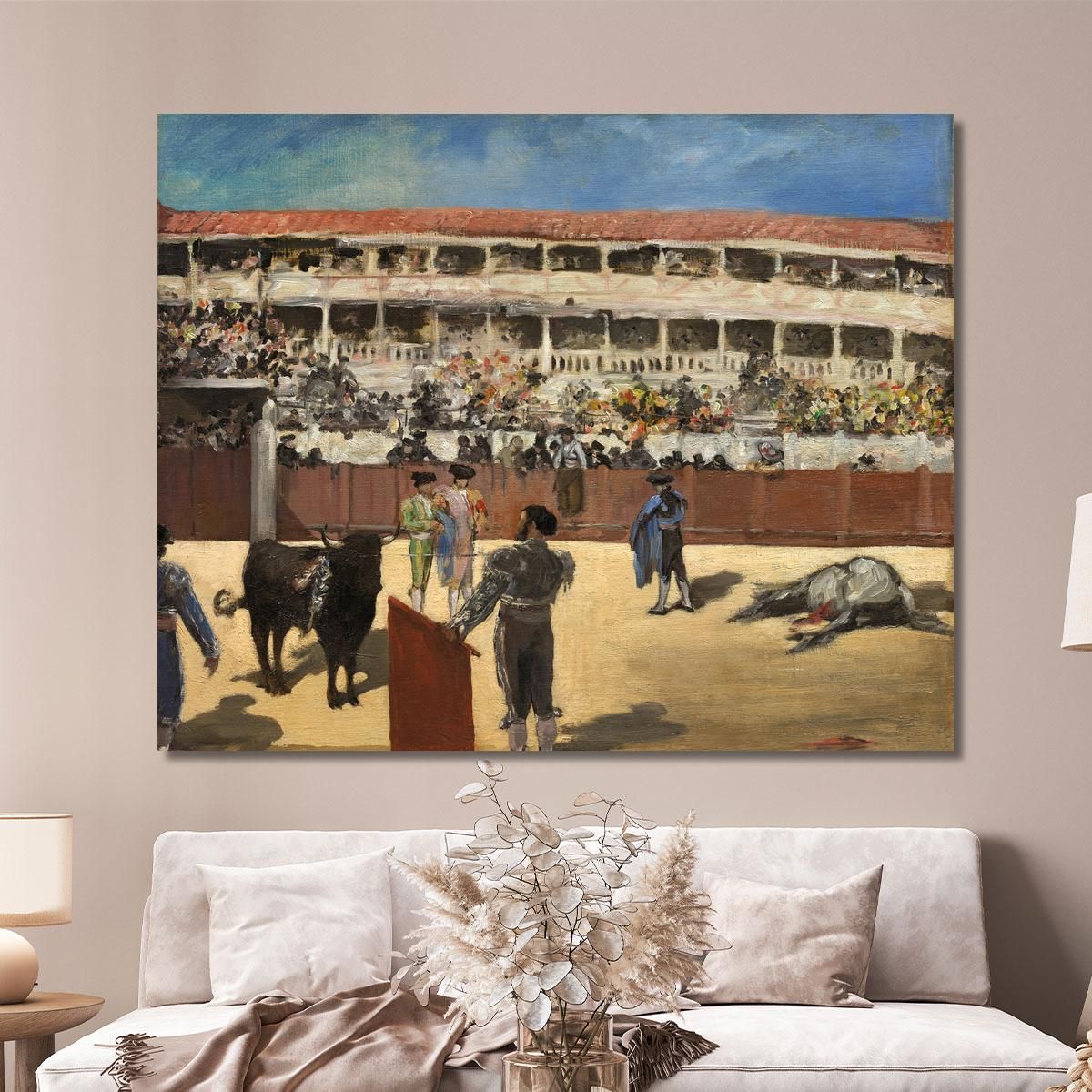 Bullfight 1866 Édouard Manet emt23 canvas print 