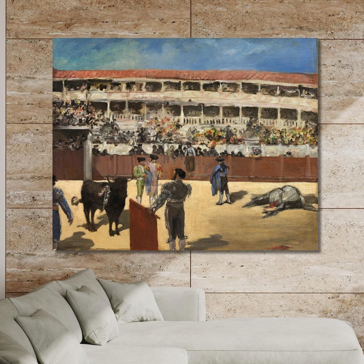 Bullfight 1866 Édouard Manet emt23 canvas print 