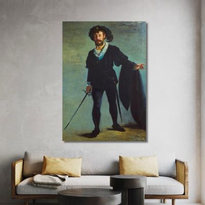 Jean-Baptiste Faure As Hamlet Édouard Manet emt39 canvas print 