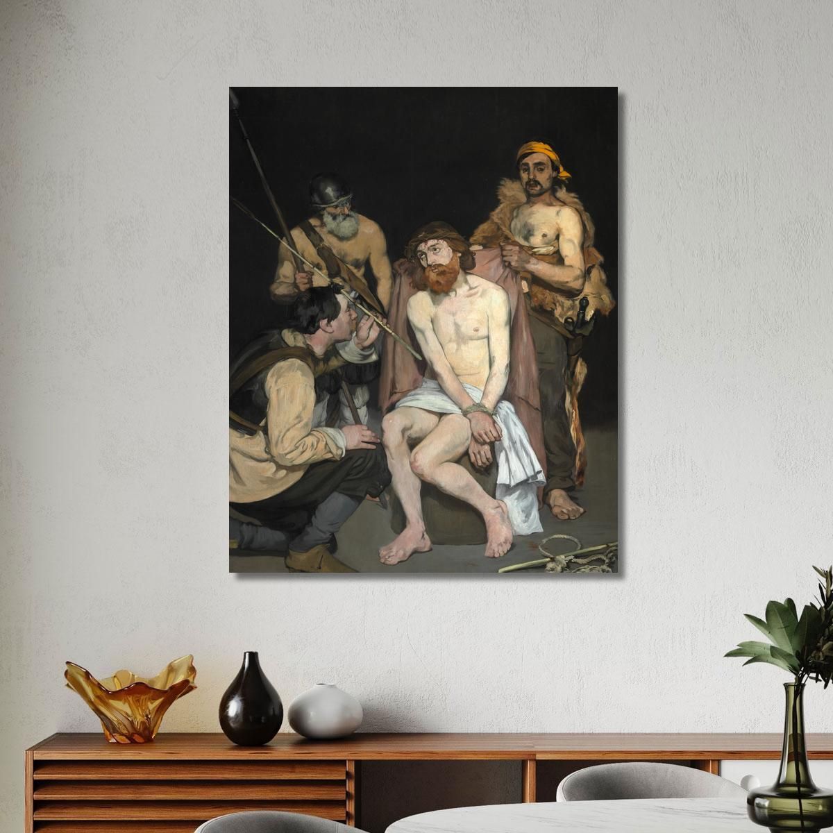 Jesus Insulted By The Soldiers Édouard Manet emt41 canvas print 