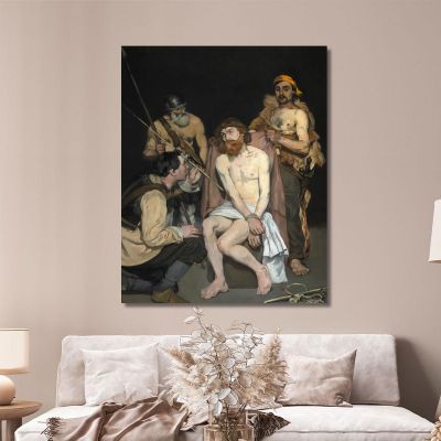 Jesus Insulted By The Soldiers Édouard Manet emt41 canvas print 