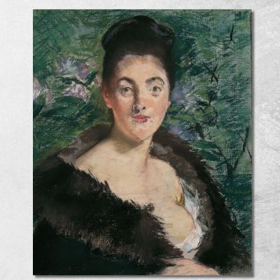Lady In Fur Édouard Manet emt46 canvas print 