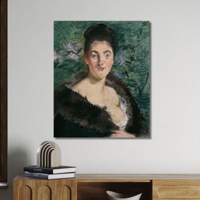 Lady In Fur Édouard Manet emt46 canvas print 