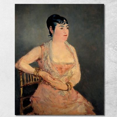 Lady In Pink Édouard Manet emt47 canvas print 