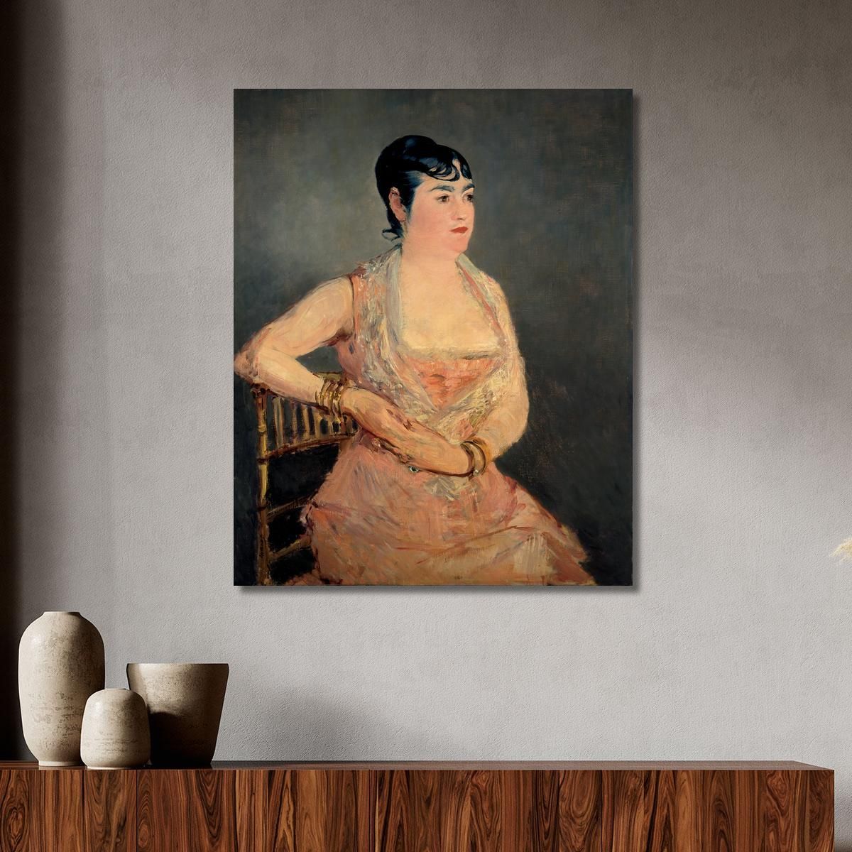 Lady In Pink Édouard Manet emt47 canvas print 