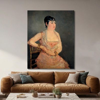 Lady In Pink Édouard Manet emt47 canvas print 