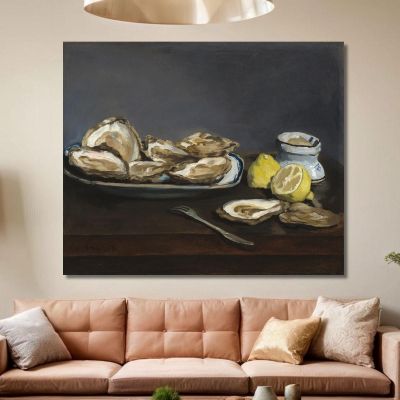 Oysters Édouard Manet emt71 canvas print 