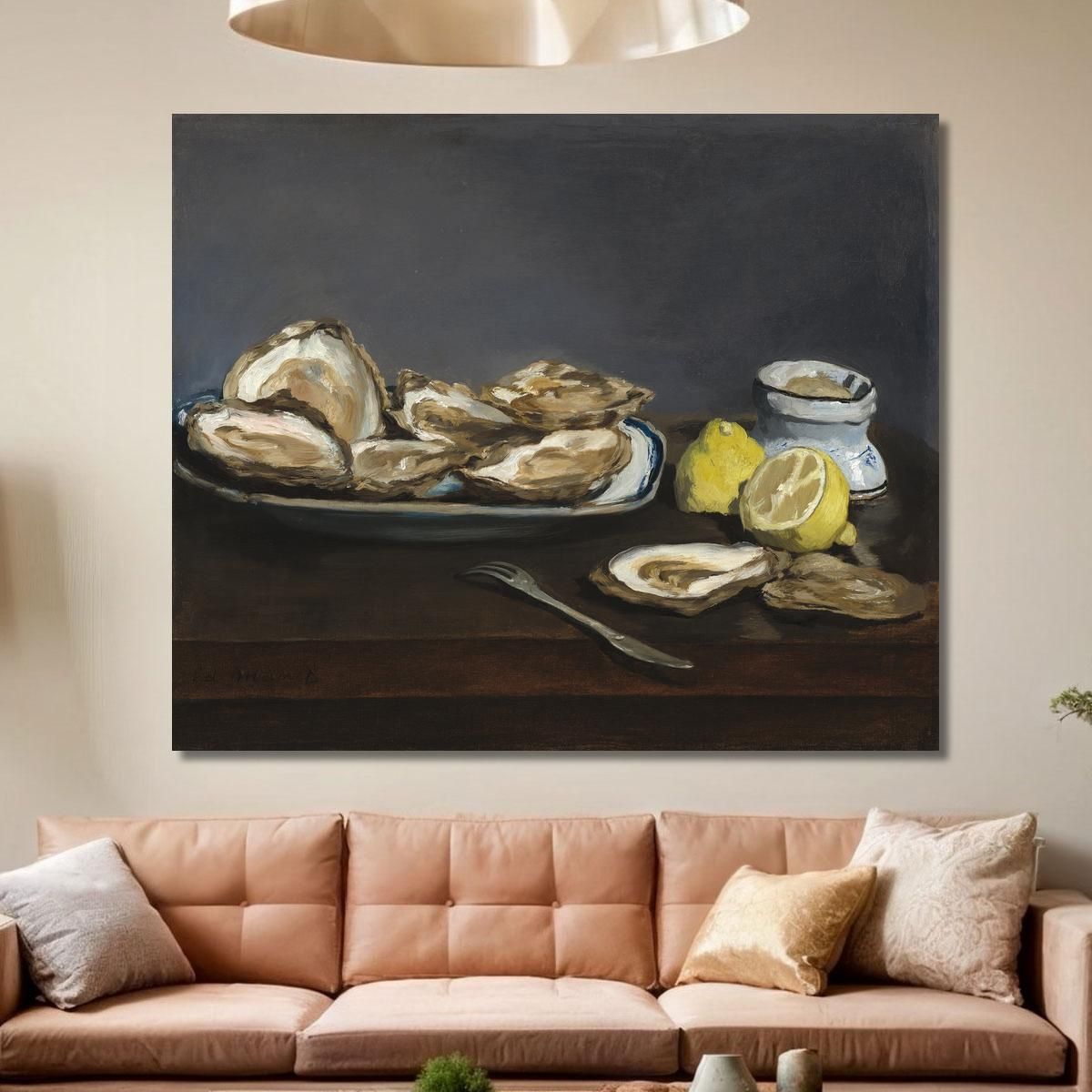 Oysters Édouard Manet emt71 canvas print 