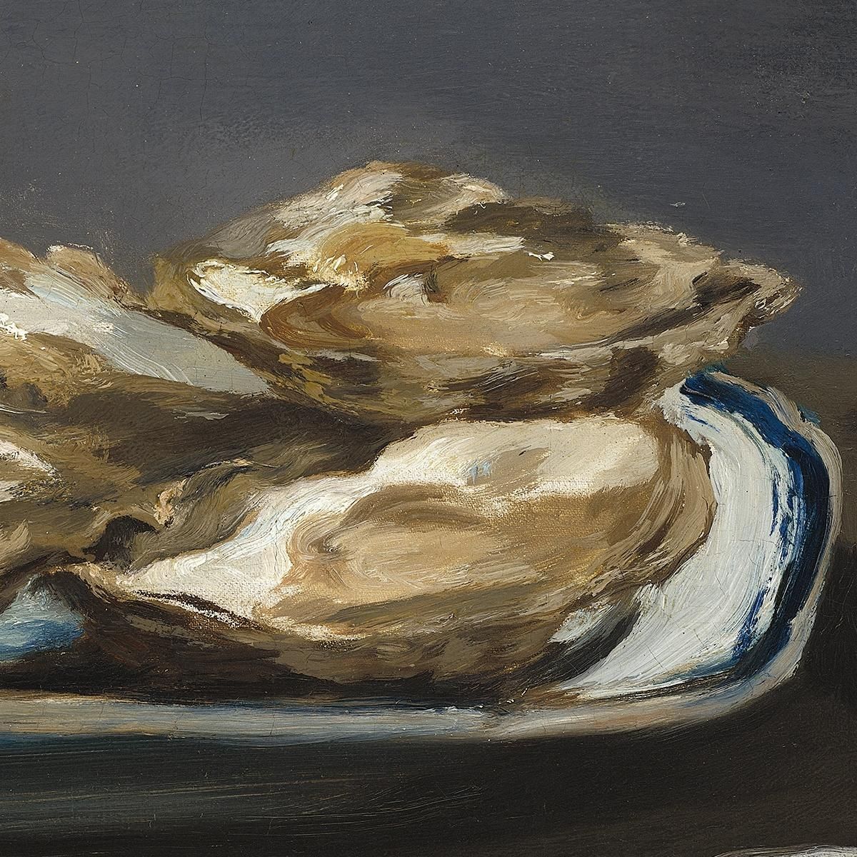Oysters Édouard Manet emt71 canvas print