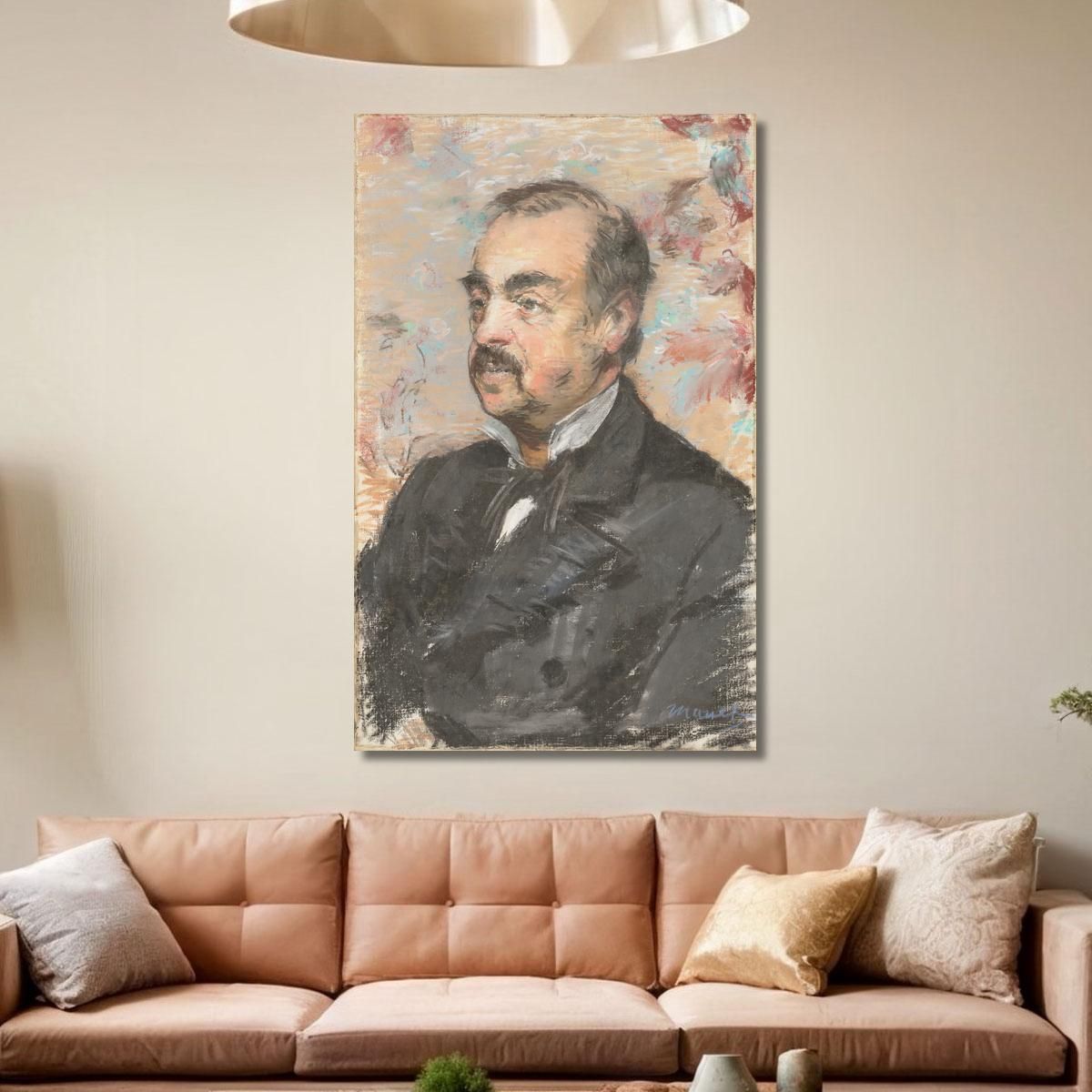 Portrait Of Julien De La Rochenoire Édouard Manet emt90 canvas print 
