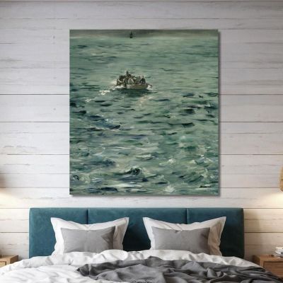 Rochefort S Escape 1881 Édouard Manet emt96 canvas print 