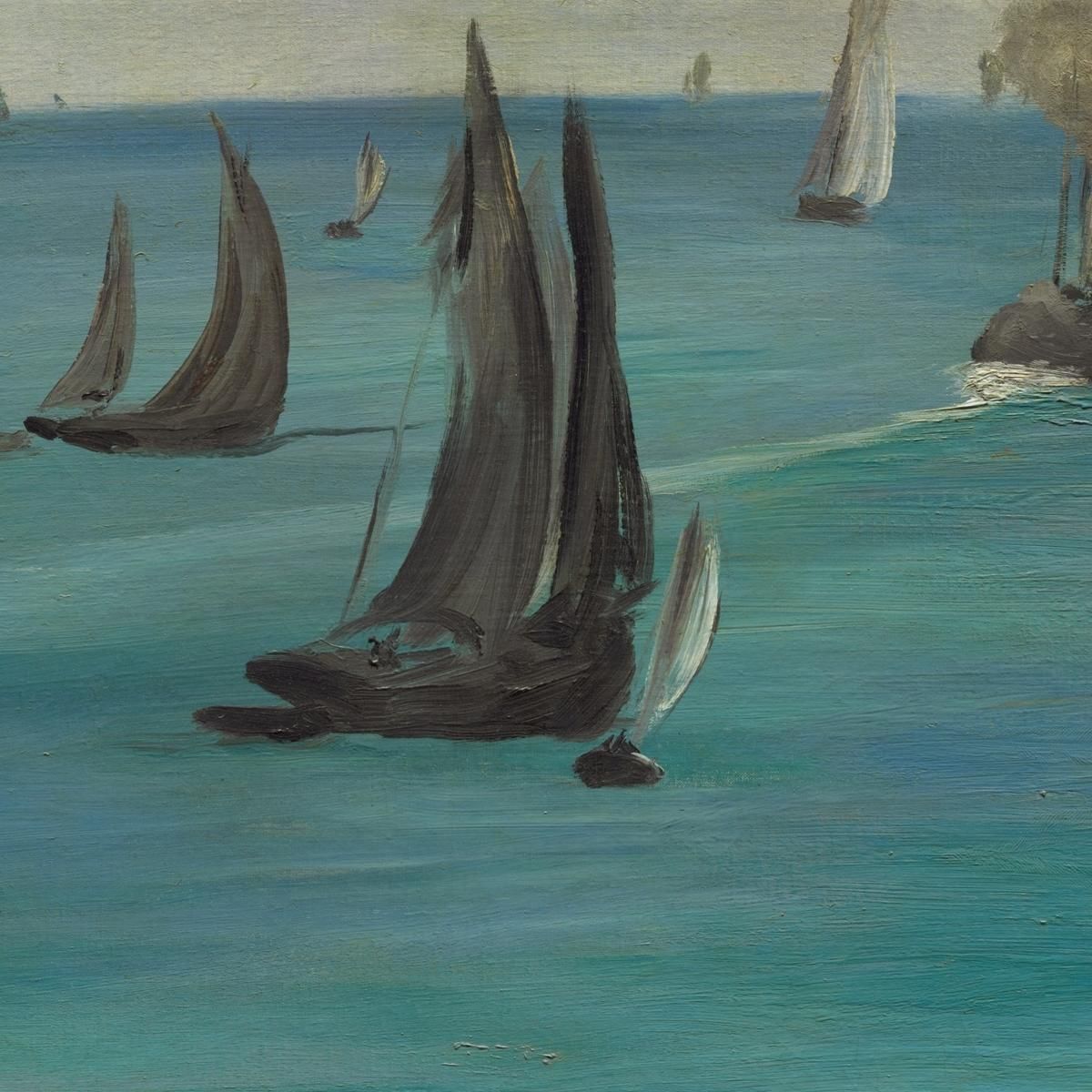 Sea View Calm Weather Édouard Manet emt97 canvas print