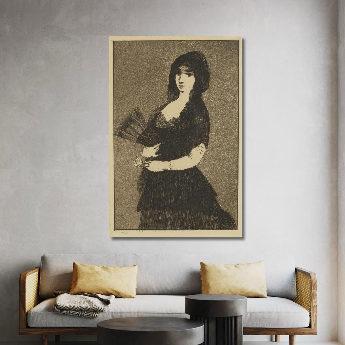 Spanish Woman Édouard Manet emt101 canvas print 