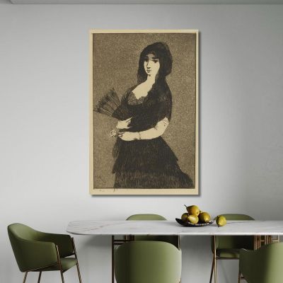 Spanish Woman Édouard Manet emt101 canvas print 
