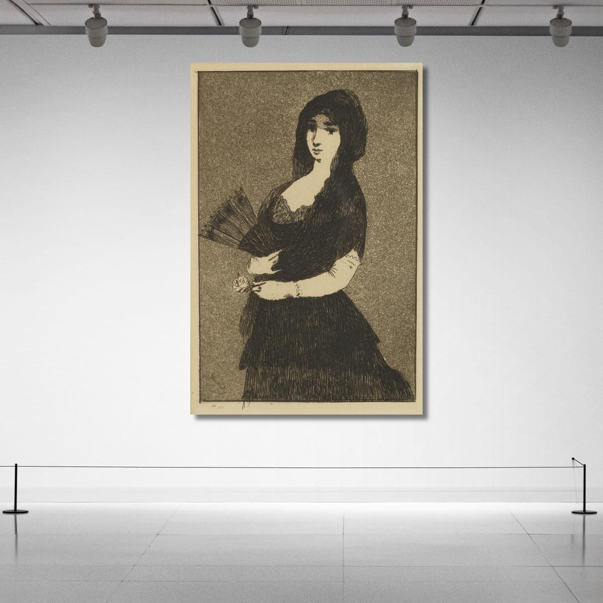 Spanish Woman Édouard Manet emt101 canvas print 