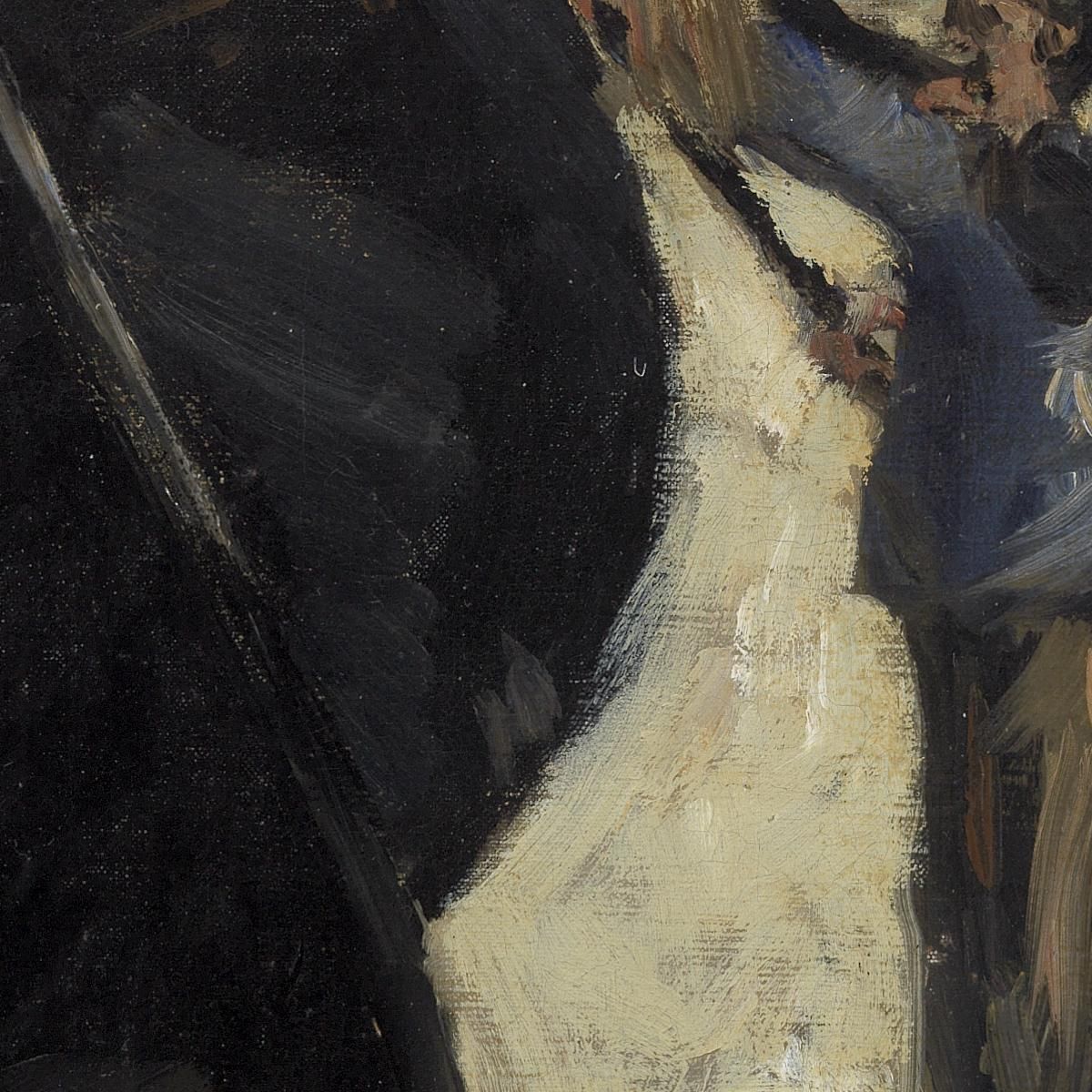 Tarring The Boat Édouard Manet emt110 canvas print