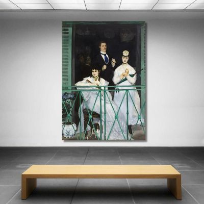 The Balcony Édouard Manet emt114 canvas print 