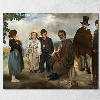 The Old Musician Édouard Manet emt131 canvas print 