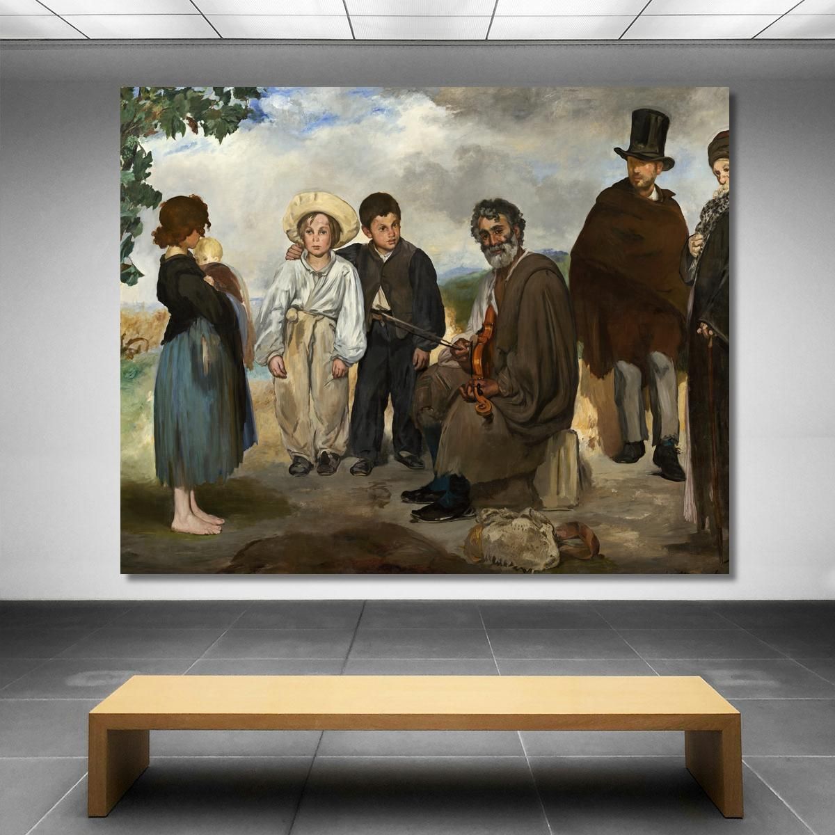 The Old Musician Édouard Manet emt131 canvas print 