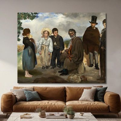 The Old Musician Édouard Manet emt131 canvas print 