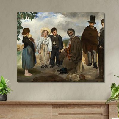 The Old Musician Édouard Manet emt131 canvas print 