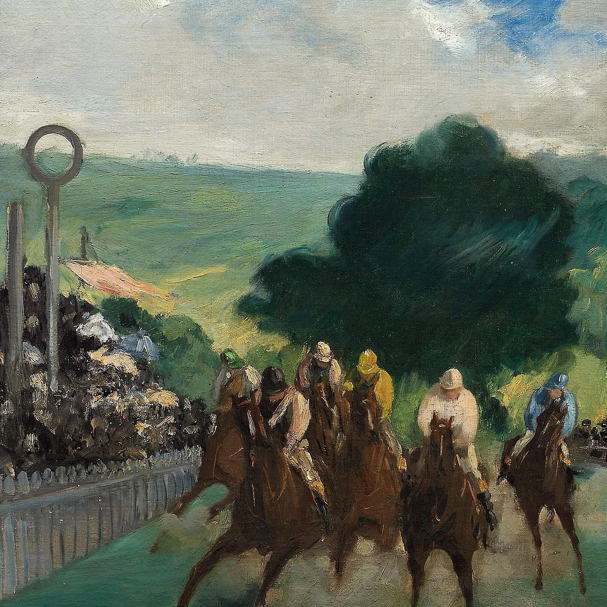 The Races At Longchamp Édouard Manet emt132 canvas print