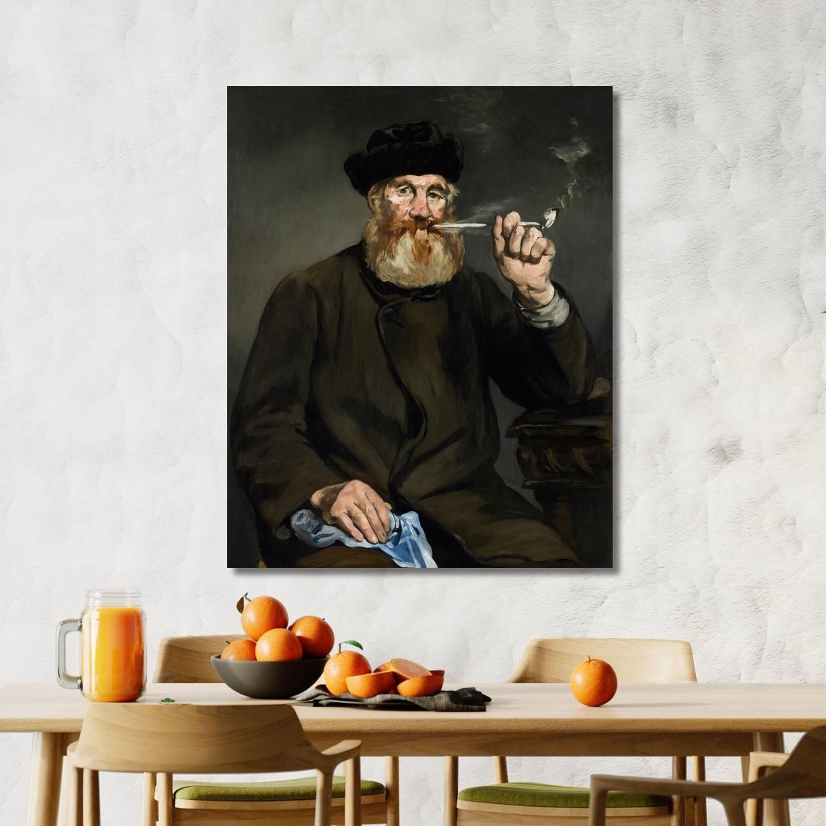 The Smoker Édouard Manet emt137 canvas print 