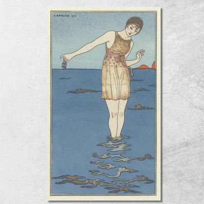 Bathing Suit George Barbier gbb13 canvas print 