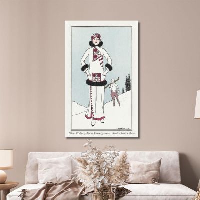 Parisian Costumes No. 51 George Barbier gbb25 canvas print 