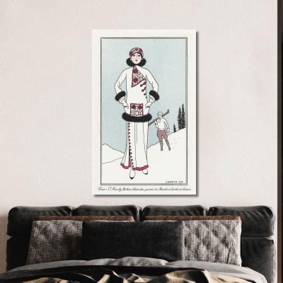 Parisian Costumes No. 51 George Barbier gbb25 canvas print 