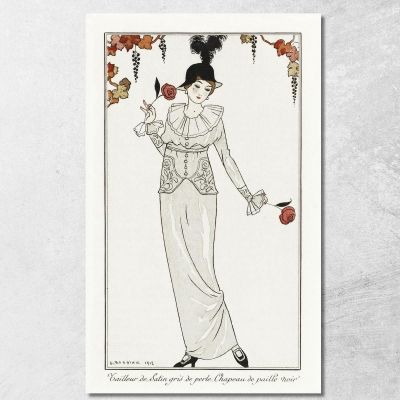 Parisian Costumes No. 8 George Barbier gbb28 canvas print 