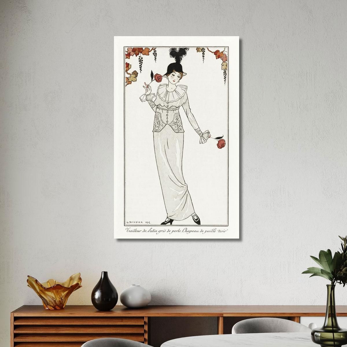 Parisian Costumes No. 8 George Barbier gbb28 canvas print 