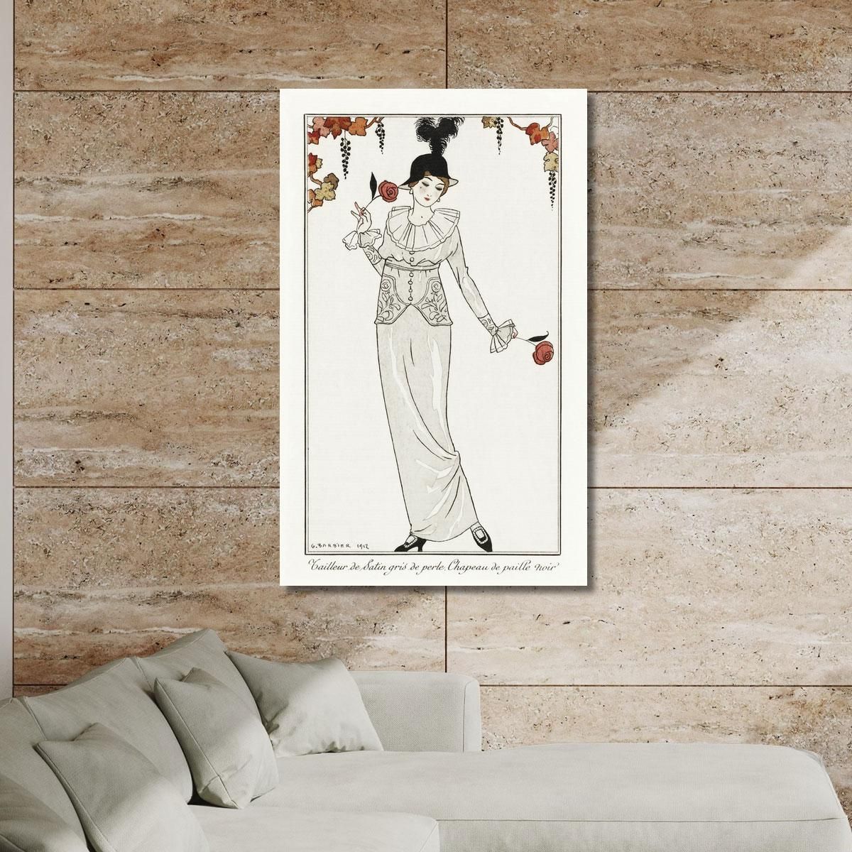 Parisian Costumes No. 8 George Barbier gbb28 canvas print 