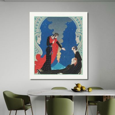 Empedocles And Panthea George Barbier gbb36 canvas print 