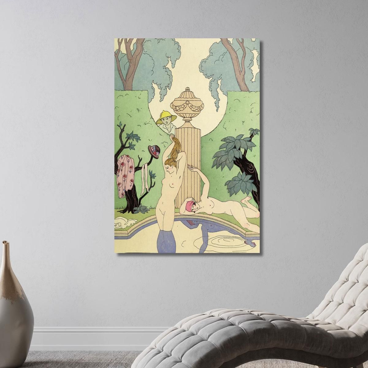 Falbalas And Frills La Luxure George Barbier gbb48 canvas print 