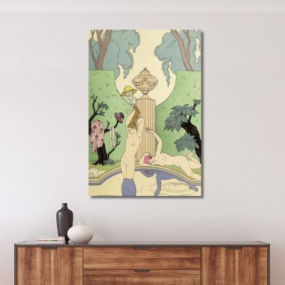 Falbalas And Frills La Luxure George Barbier gbb48 canvas print 