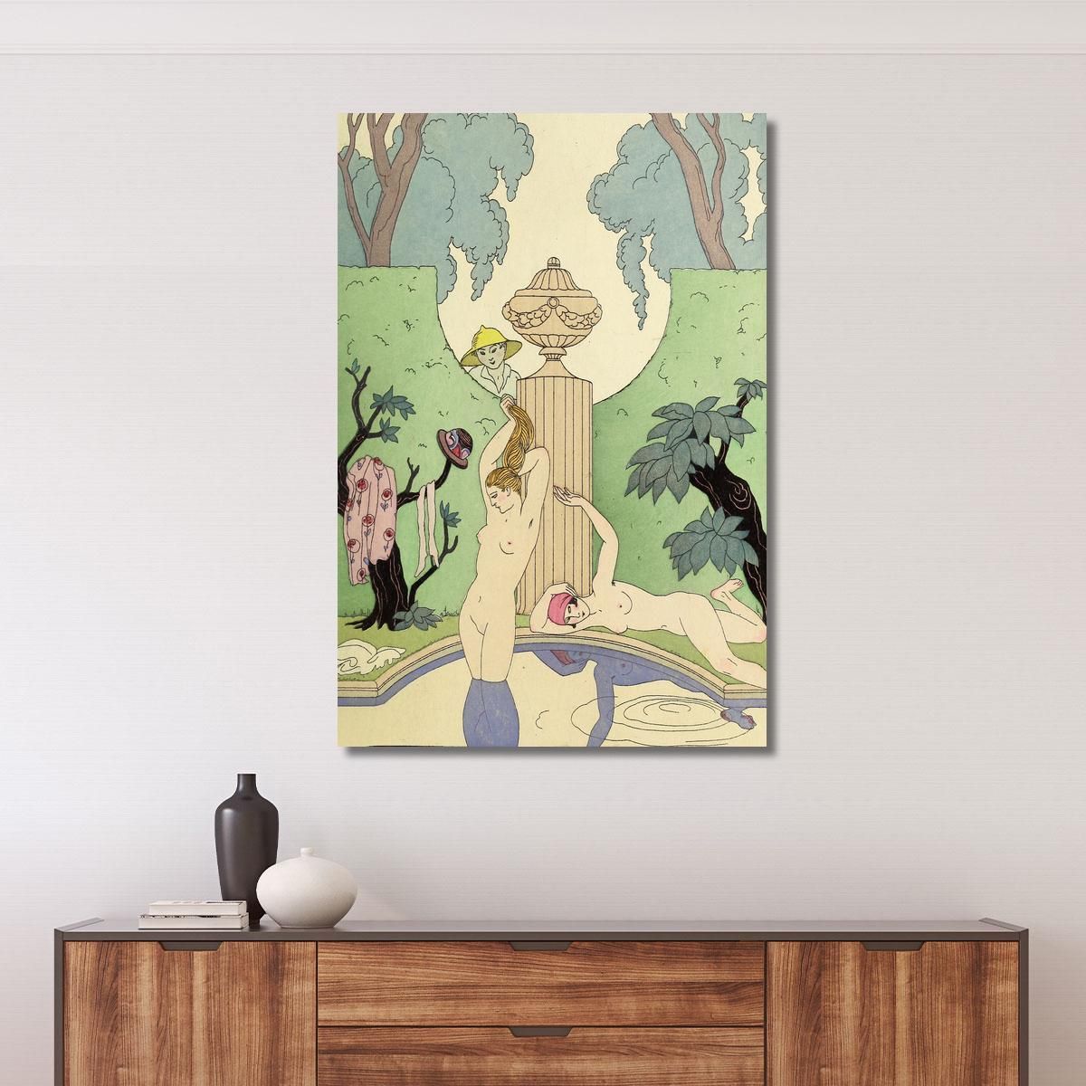 Falbalas And Frills La Luxure George Barbier gbb48 canvas print 