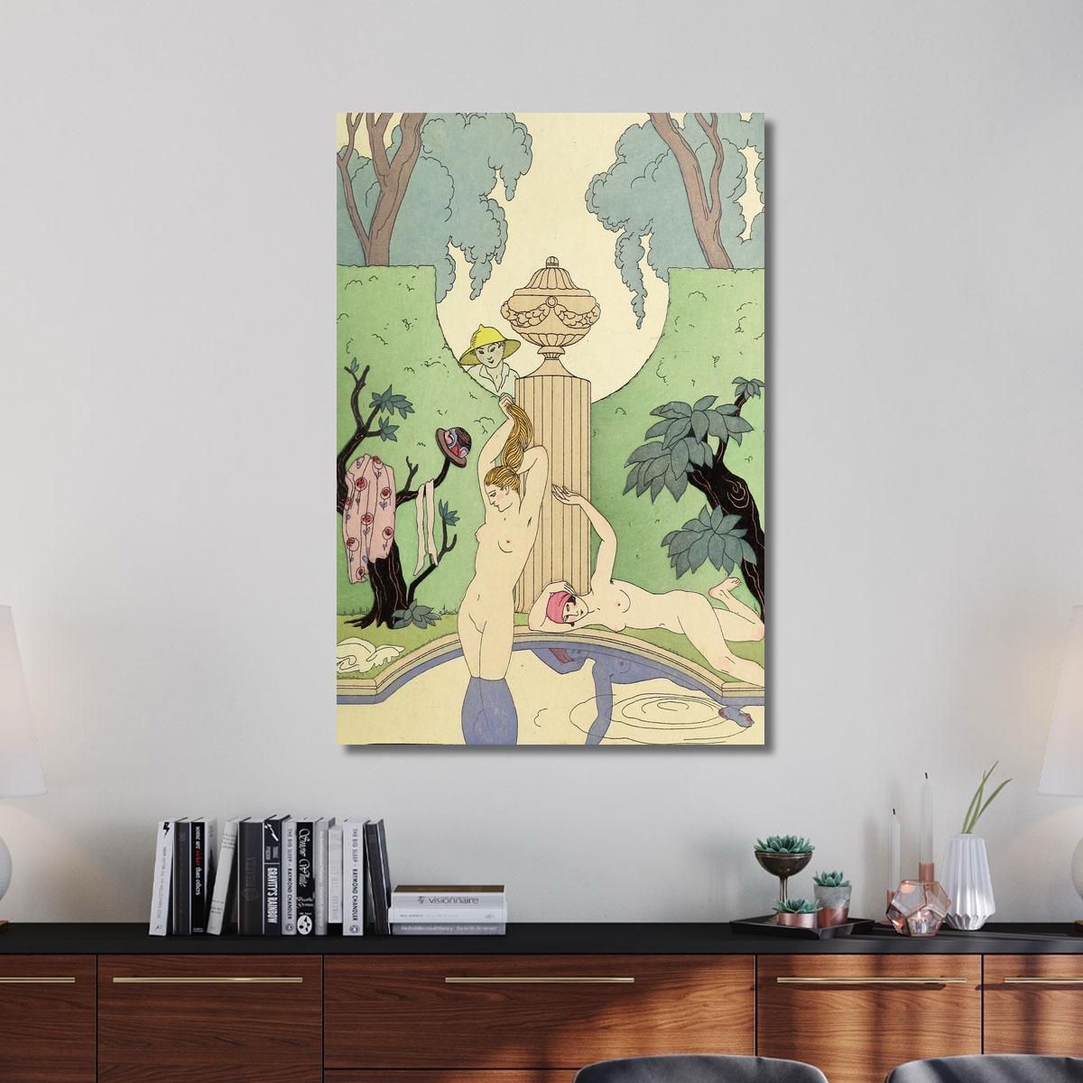 Falbalas And Frills La Luxure George Barbier gbb48 canvas print 