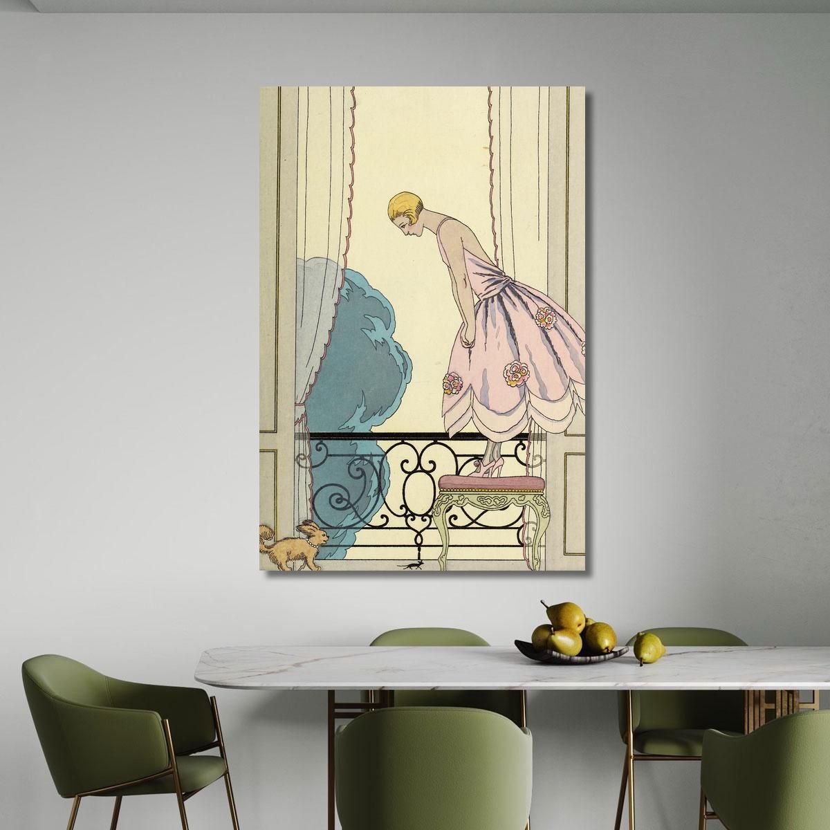 Falbalas And Frills La Souris George Barbier gbb49 canvas print 