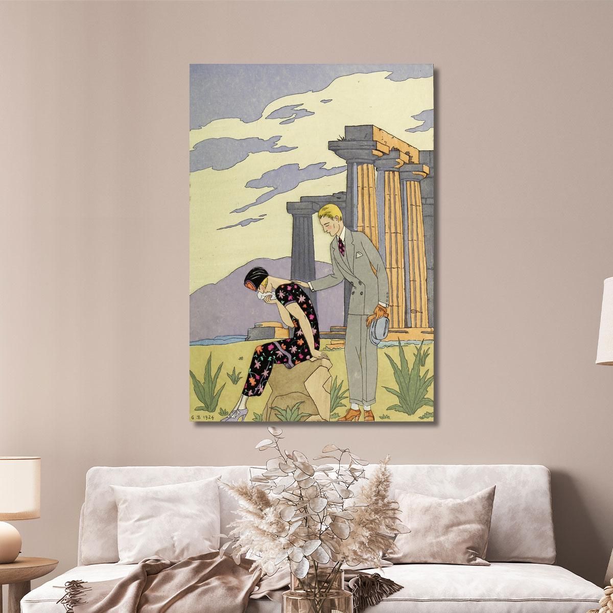 Falbalas And Fanfreluches Paestum George Barbier gbb53 canvas print 