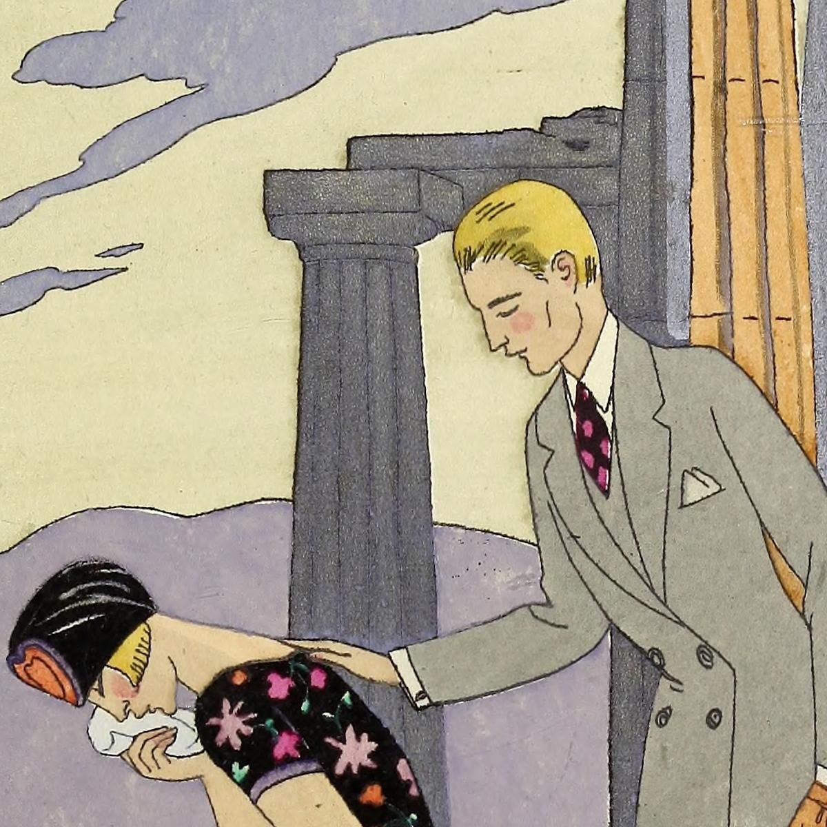 Falbalas And Fanfreluches Paestum George Barbier gbb53 canvas print