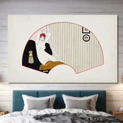 Naked Woman On A Couch George Barbier gbb54 canvas print 