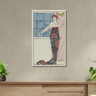 Large Evening Dress George Barbier gbb60 canvas print 