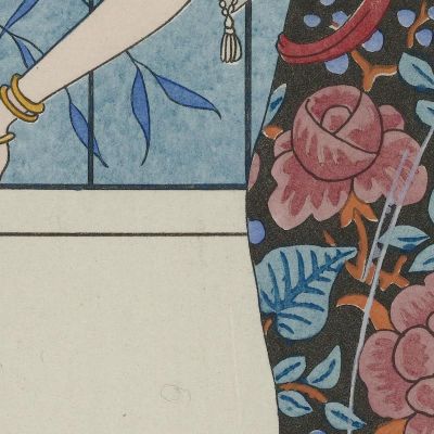 Large Evening Dress George Barbier gbb60 canvas print