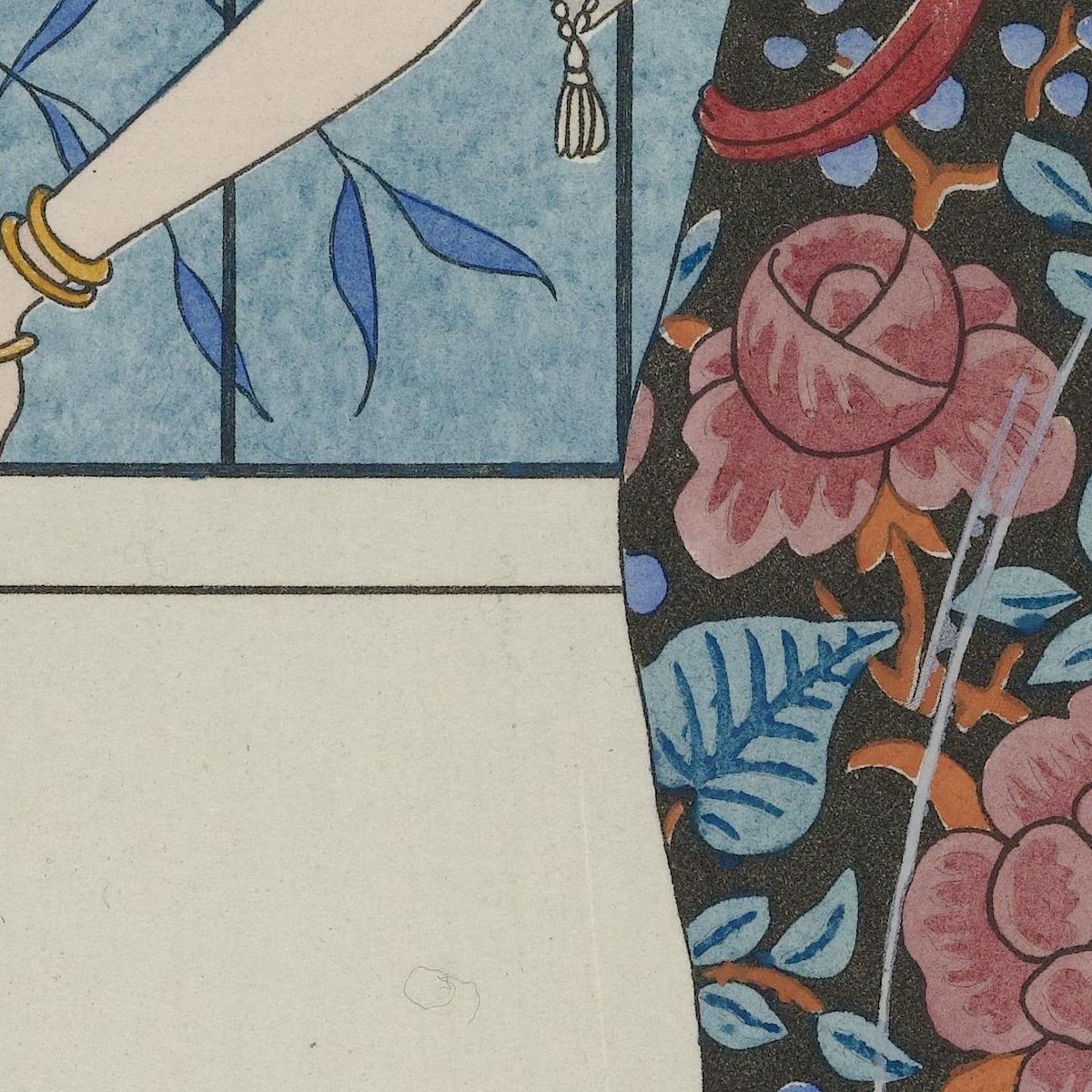 Large Evening Dress George Barbier gbb60 canvas print