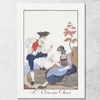 The Cheri Bird George Barbier gbb71 canvas print 